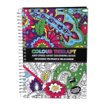 Colouring Therapy - 80 Pages - Size A5